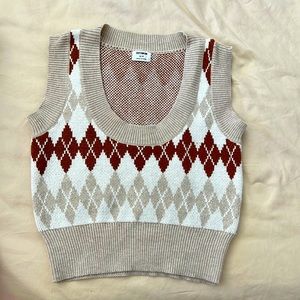 Cotton on sleeveless Herringbone vest